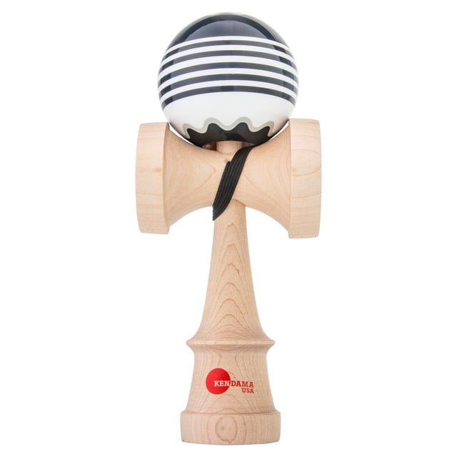 Kaizen Fish Cake Colors - Jet Shape - Superstick - Black & White - Maple