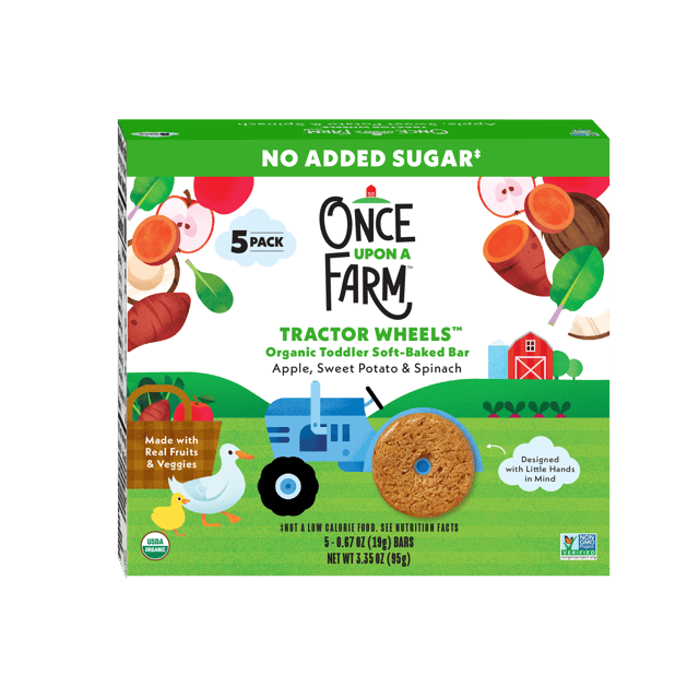 Apple, Sweet Potato & Spinach Tractor Wheels, 8 boxes