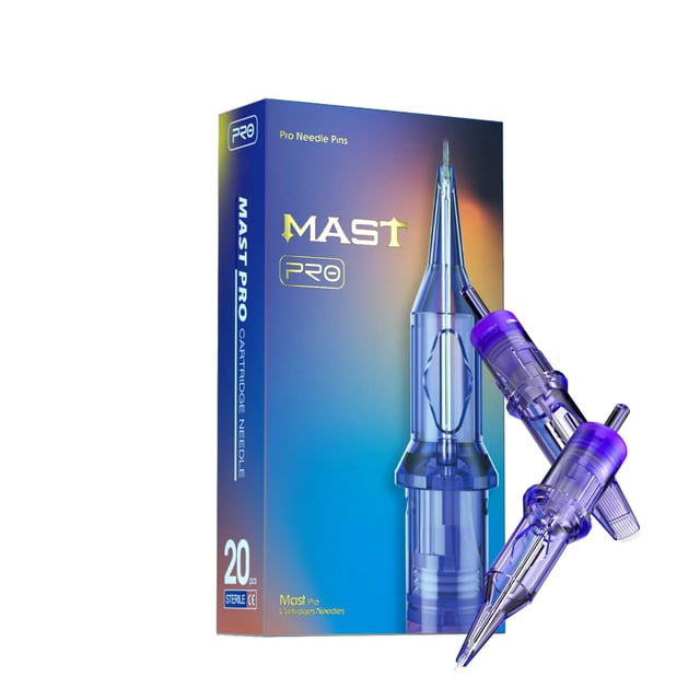 Mast Pro New Generation 2P Tattoo Cartridges Needles – Box of 20