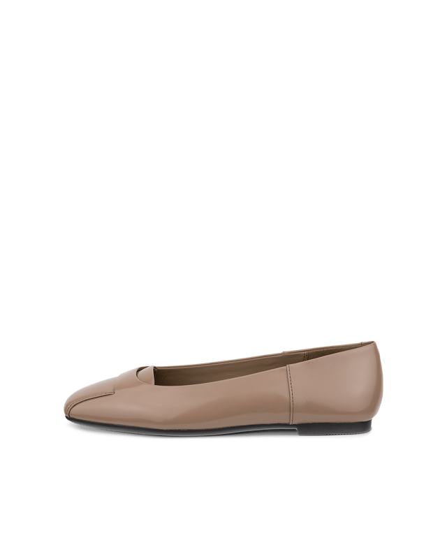 Women's ECCO® Margot Leather Ballerina Flat