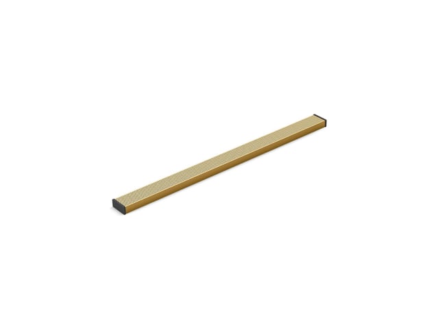 2-1/2" x 36" linear drain grate with perforated pattern