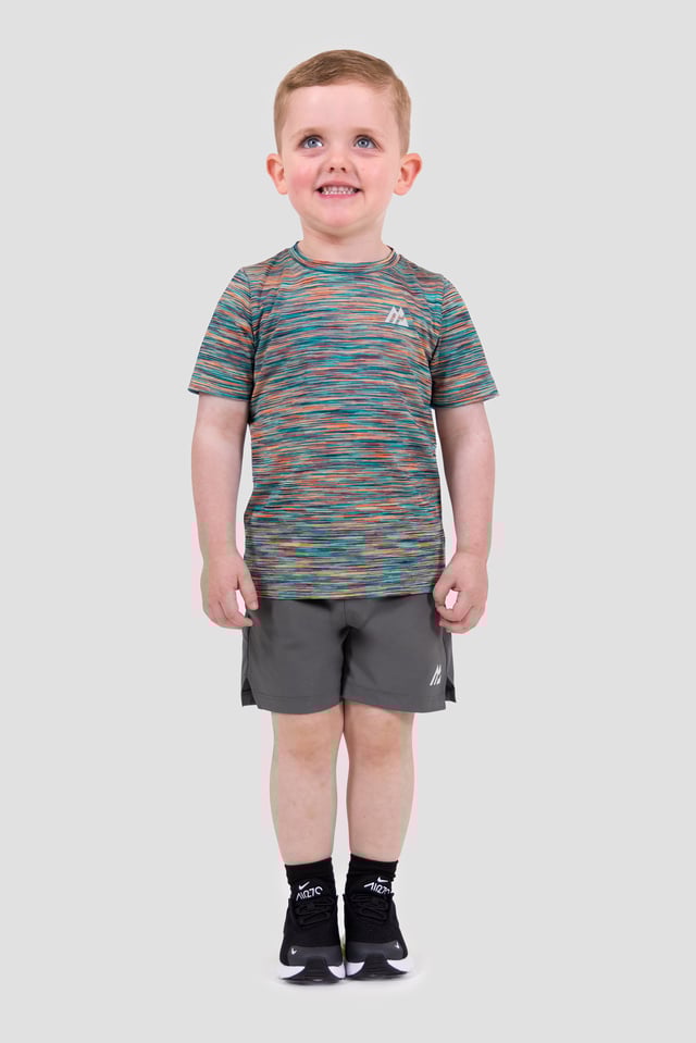Infants Trail T-Shirt - Green/Orange