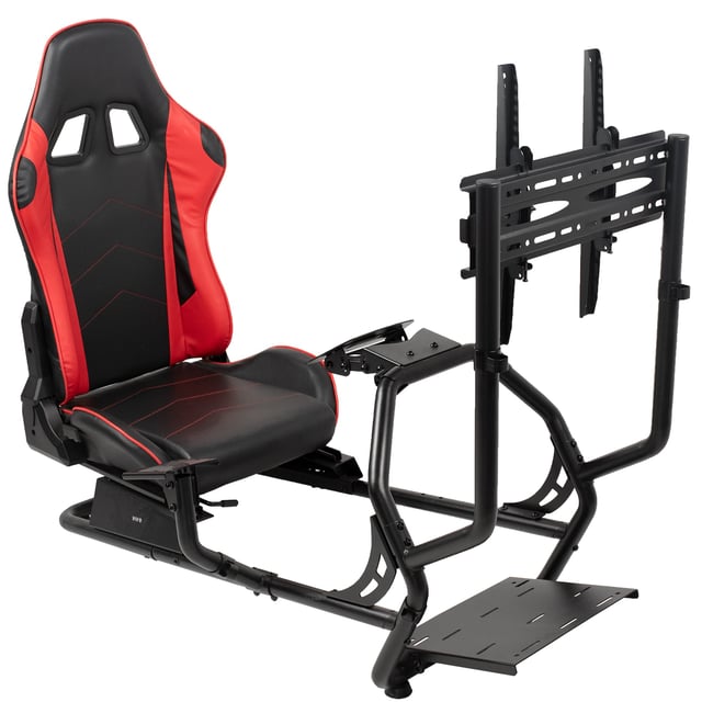 Racing Simulator Cockpit with TV Mount