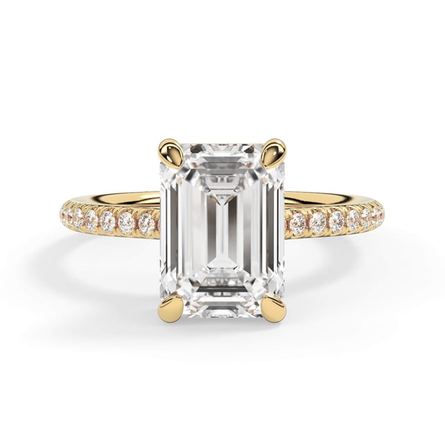 Oval Pave Engagement Ring