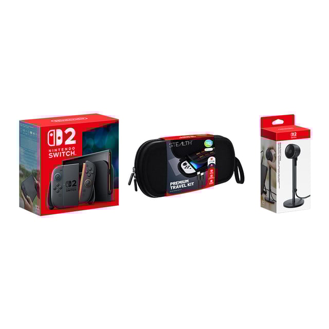 Nintendo Switch 2 with  Switch 2 Camera & Stealth Premium - Travel Pack