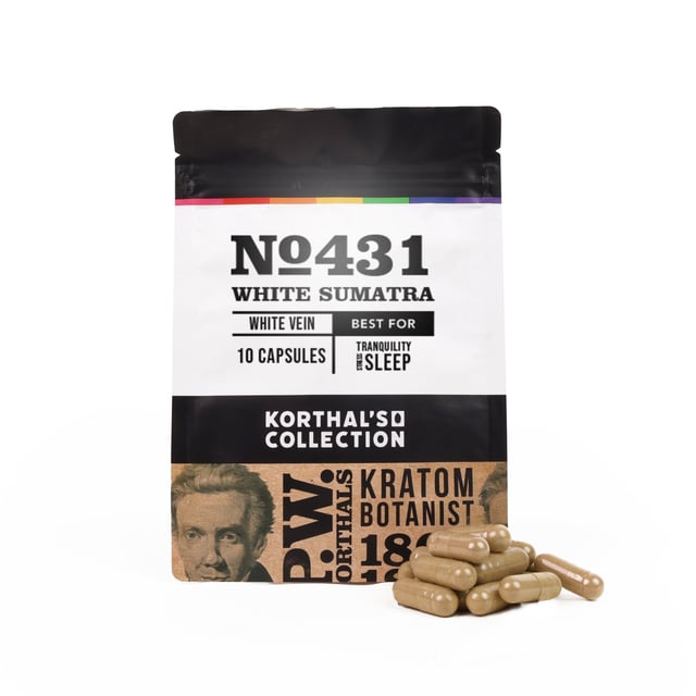 No 431 White Sumatra Kratom Capsules