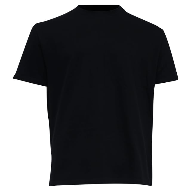 Amiri Logo-Embroidered Round Neck T-Shirt in Black Cotton