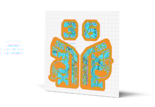 36 Factory Gloss Decals - Orange Lowers