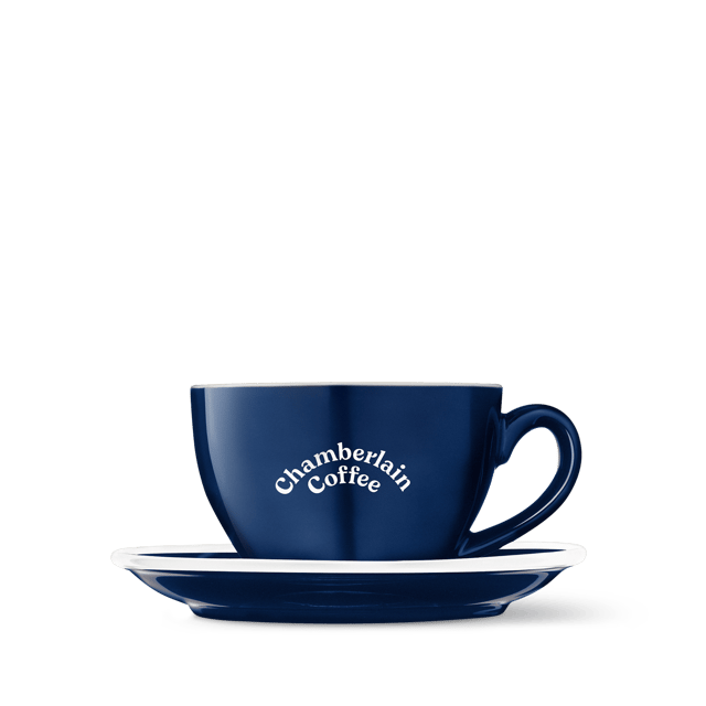 navy cup & saucer