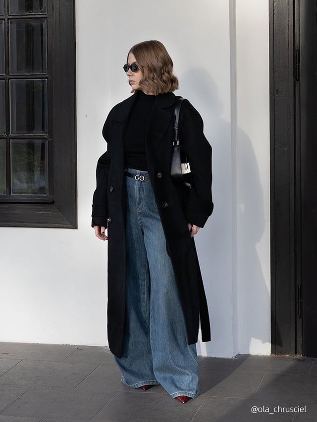 Cashmere And Wool Unisex Wrap Coat