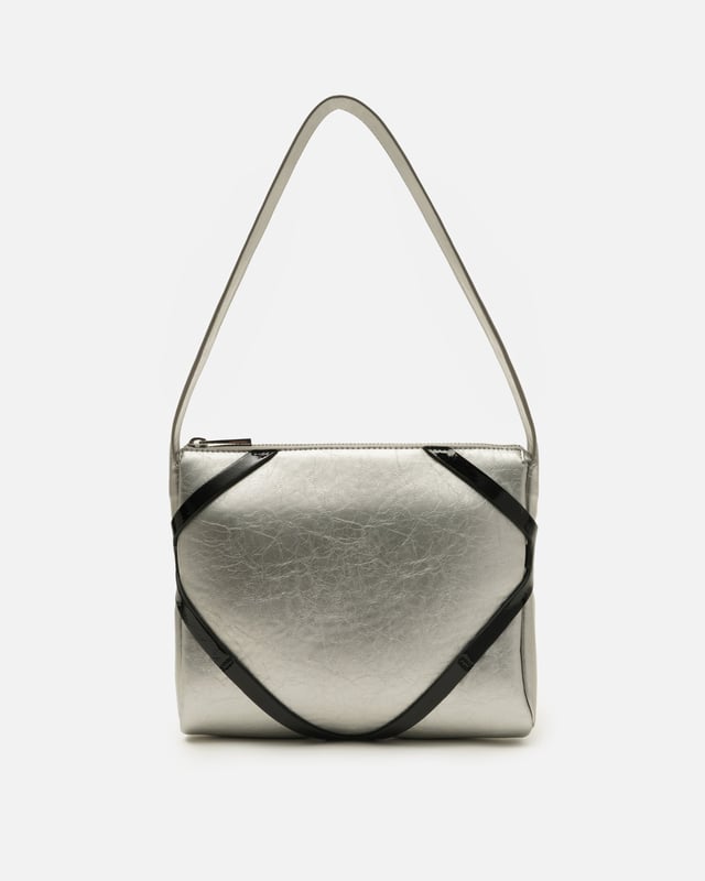 The Pillow Bag in Silver