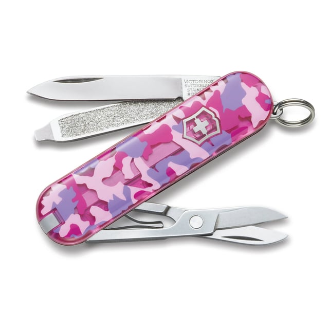 Victorinox Pink Camouflage Classic SD Swiss Army Knife