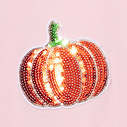 Monogrammed Sequin Fall Sweatshirt