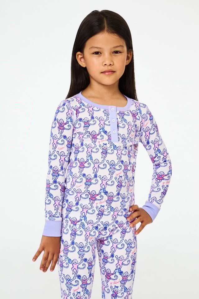 Kids Cheer Monkey Pajamas