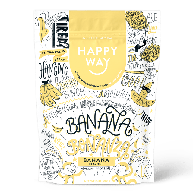 Banana Bonanza Vegan Protein Powder 500g
