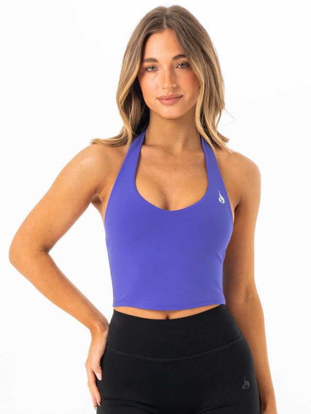 NKD Halter Shelf Tank - Cobalt