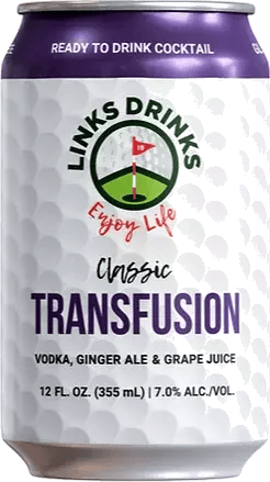 Links Drinks Back Nine Classic Transfusion Grape Cocktail