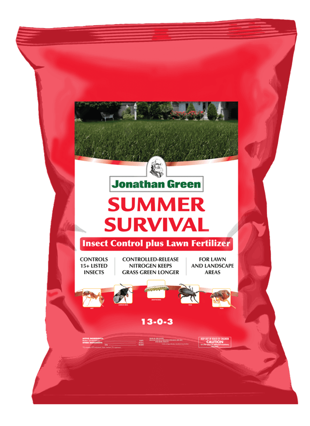 Summer Survival Insect Control with Lawn Fertilizer