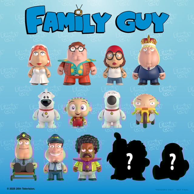 Family Guy: Freakin' Sweet 3” Vinyl Mini Figure Blind Box Series (PRE-ORDER)