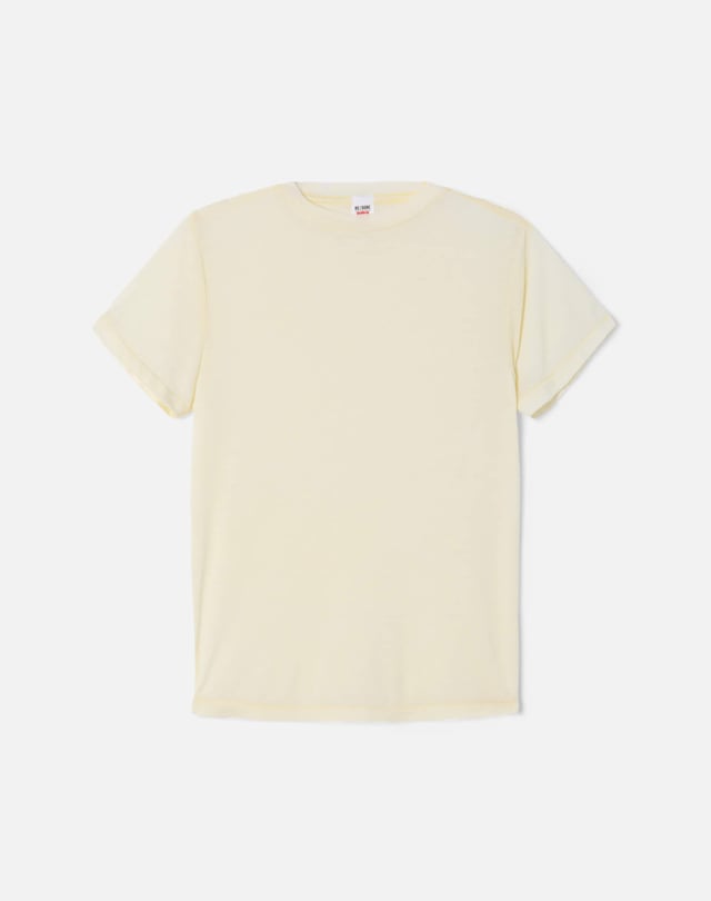Hanes Burnout Classic Tee - Baby Yellow
