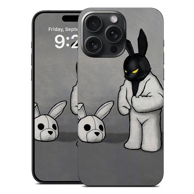 Black In White iPhone Skin