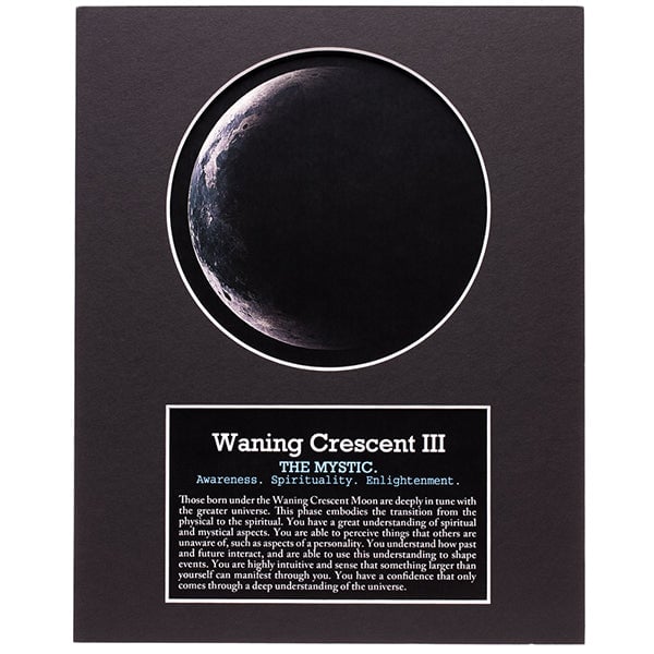 Waning Crescent III Moon Art