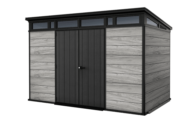 Signature 11x7 Storage Shed - Storm Grey