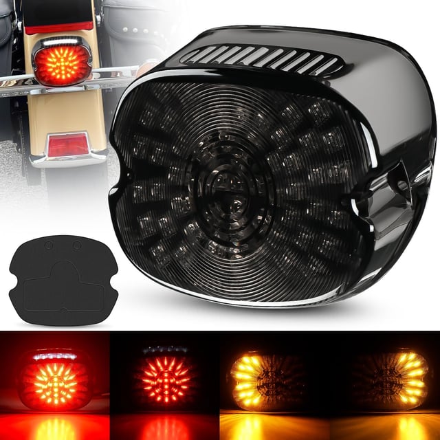 Motorcycle Brake Turn Signal Driving License Plate Rear Light For Harley Davidson Dyna Sportster 883 1200 Road King Glide Electra Heritage