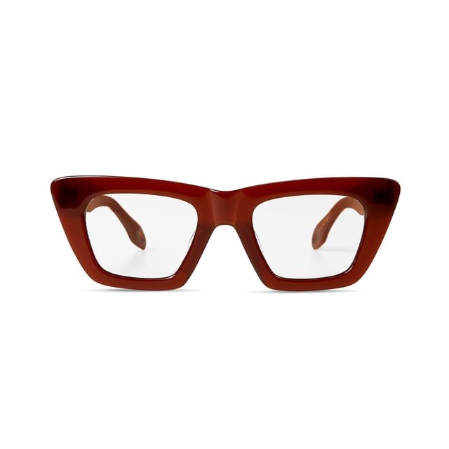 Lori in Gloss Brown Optical Lens