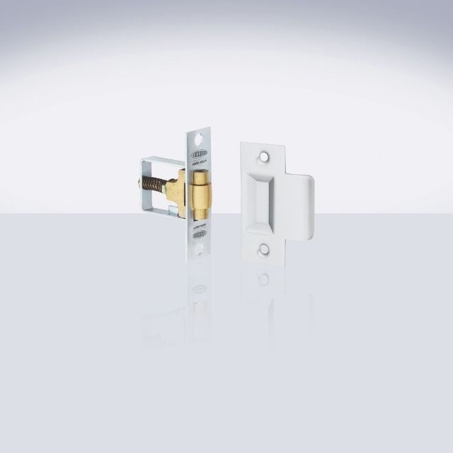 Lockwood 7580 Roller Bolt Satin Chrome