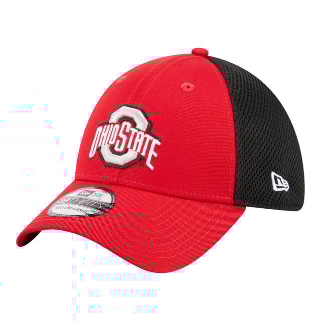Ohio State Buckeyes Primary Logo Neo Scarlet Flex Hat
