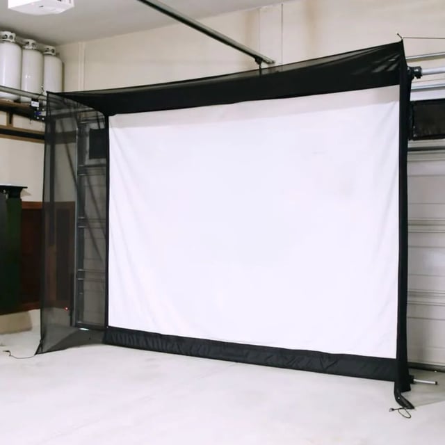 G-Trak Retractable Golf Simulator Screen