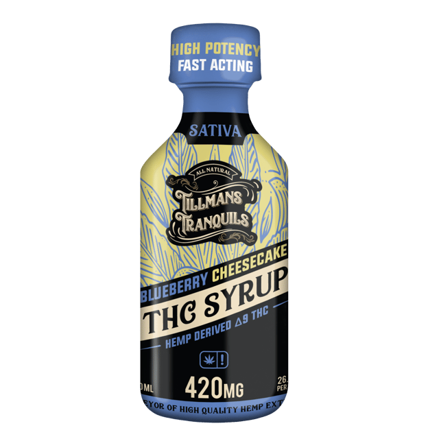 Blueberry Cheesecake Delta 9 THC Syrup – 420mg