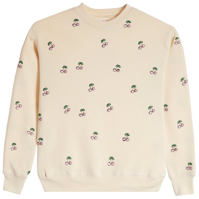 Allover Cherry Crew Sweatshirt