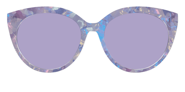 The Lavender Pearl Tort With Celestial Purple Lens