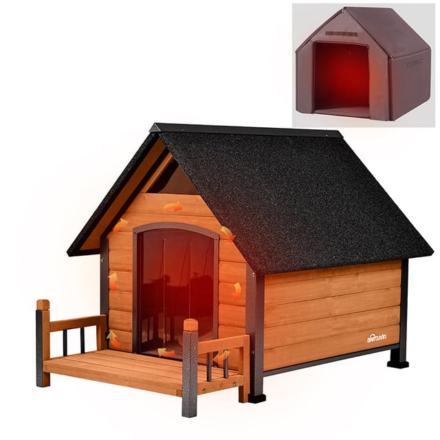 Aivituvin-AIR80/81/87-IN Insulated Dog House with Liner Inside| Iron Frame