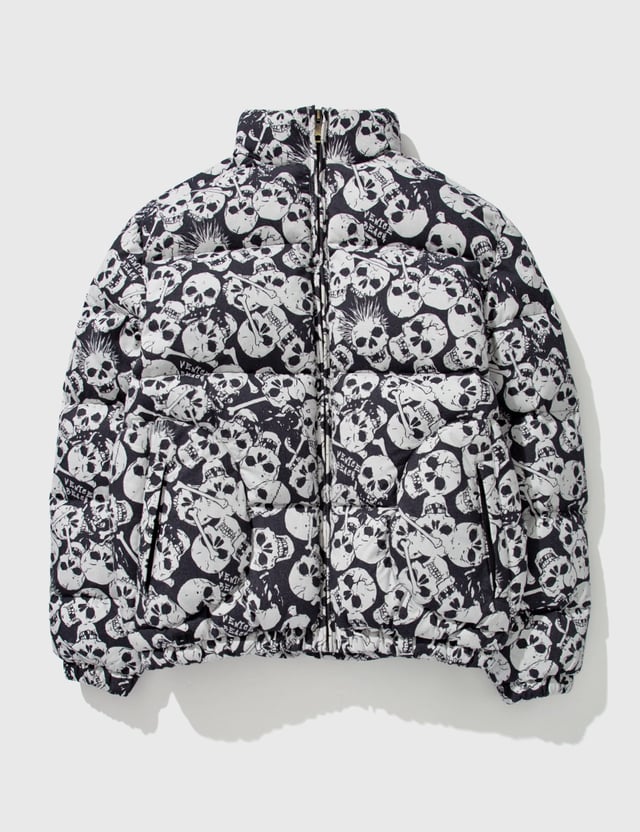 KidSuper - Kissing Puffer Jacket | HBX - Globally Curated Fashion and Lifestyle by Hypebeast