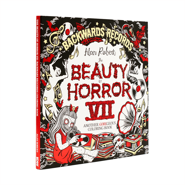 The Beauty of Horror 7: Backwards Records Coloring Book
