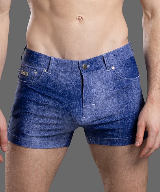 Stretch Denim Shorts (4" Inseam)