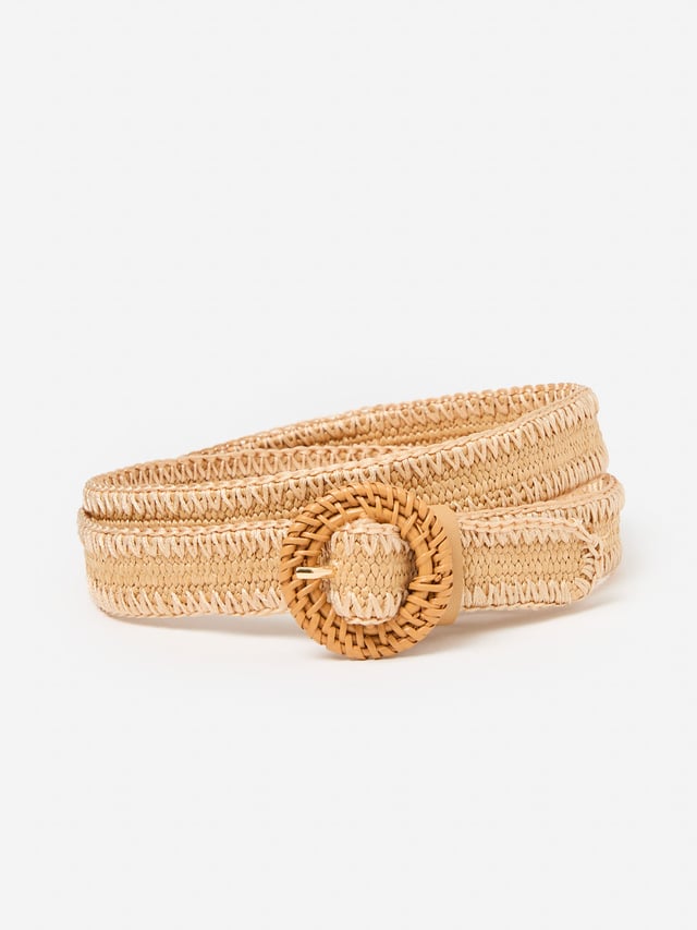 Natural Solid Mini Popie Belt | Women's Belts \u0026 Jewelry | J.McLaughlin