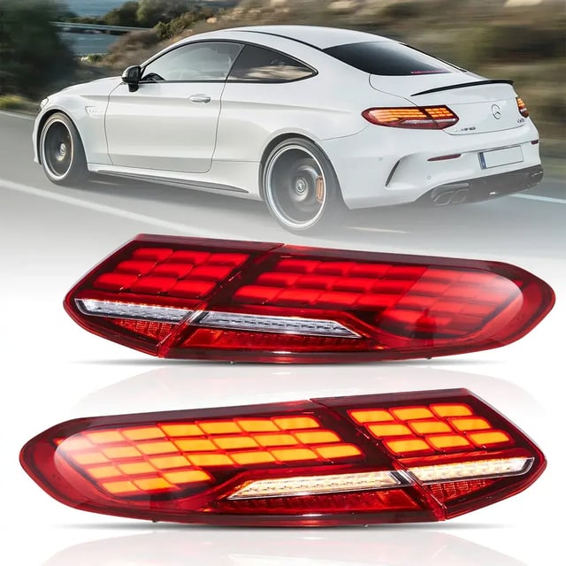 15-21 Mercedes Benz C-Class Vland Full LED Tail Lights