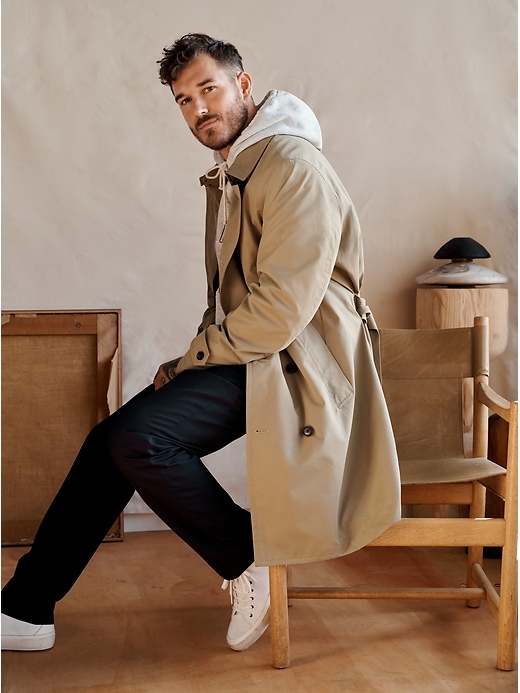 Water-Resistant Trench Coat