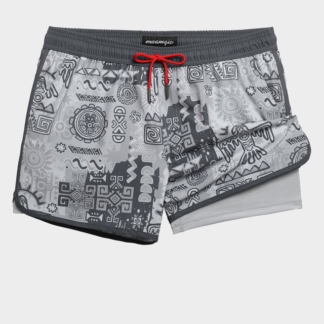 HeritageTide Metro Grid Breathable Swim Trunks