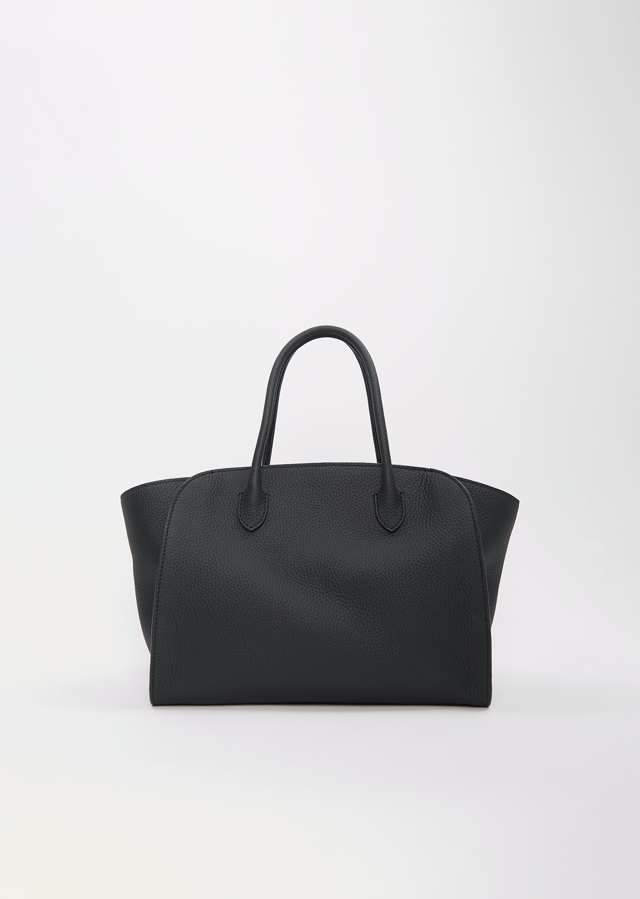Marlo 12 Matte Leather Bag — Black