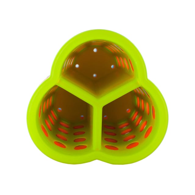 Three-Compartment Heart Design Utility Basket