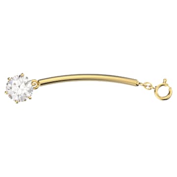 Constella extender, Round cut, White, Gold-tone plated