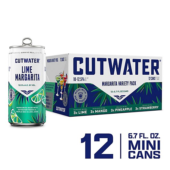 Cutwater Margarita Variety Pack - 12-200 Ml