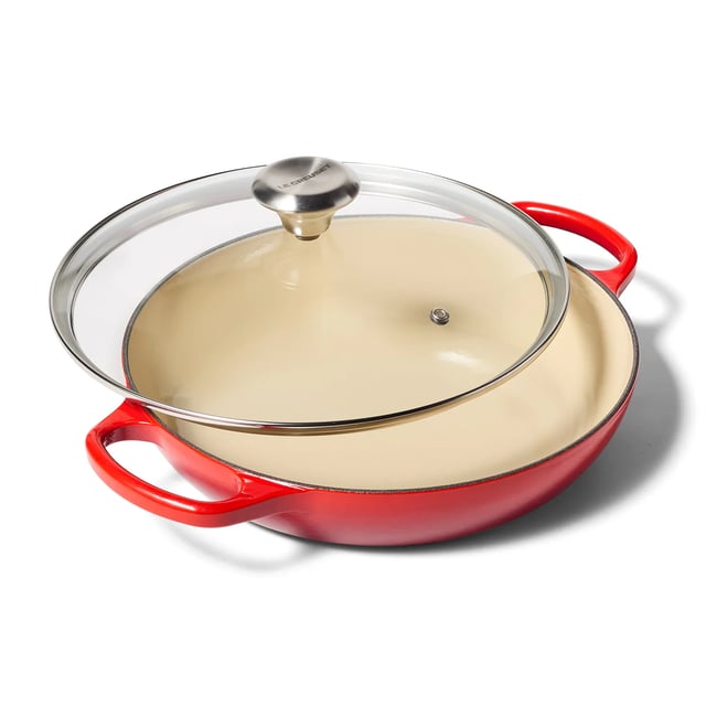 Le Creuset Signature Braiser with Glass Lid, 2.25 qt.