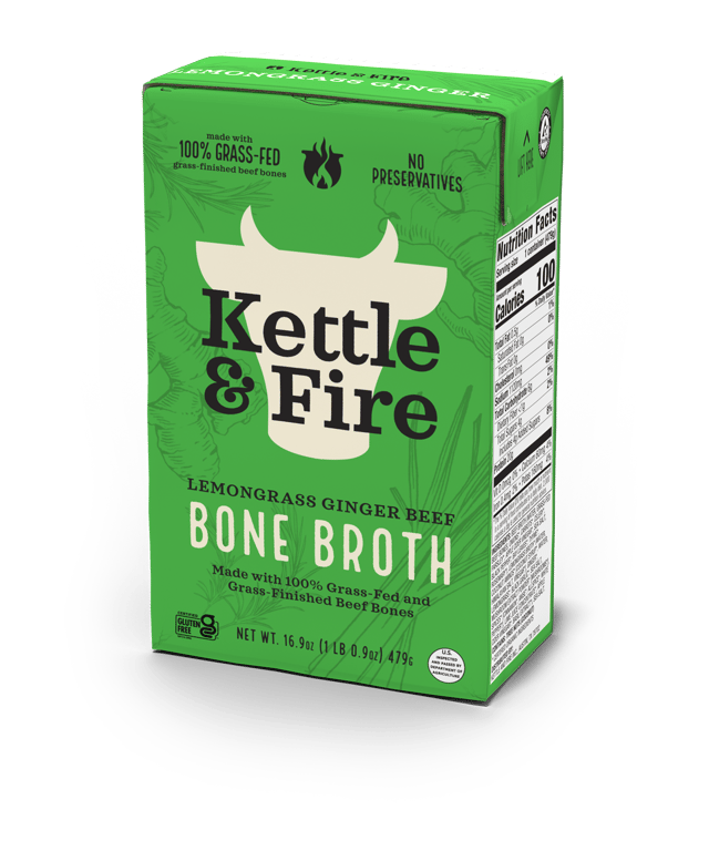 Lemongrass Ginger Beef Bone Broth - 16.9 oz