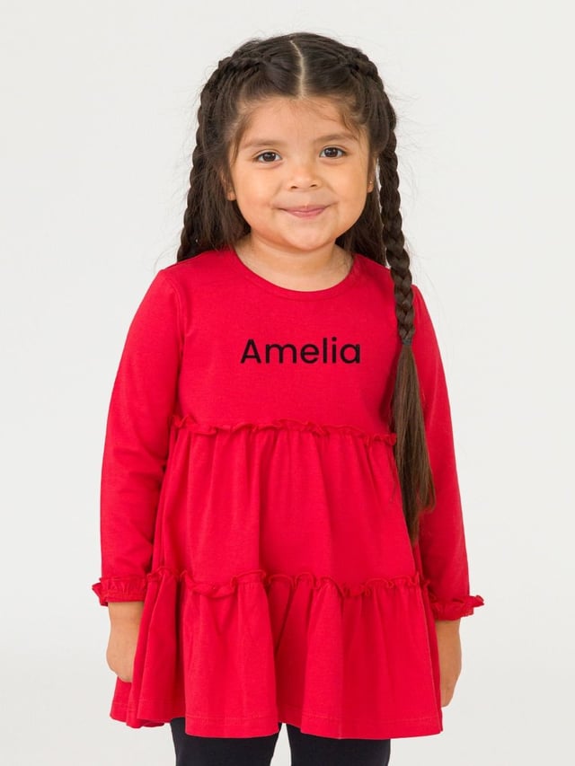 Knit Ruffle Tiered Tunic